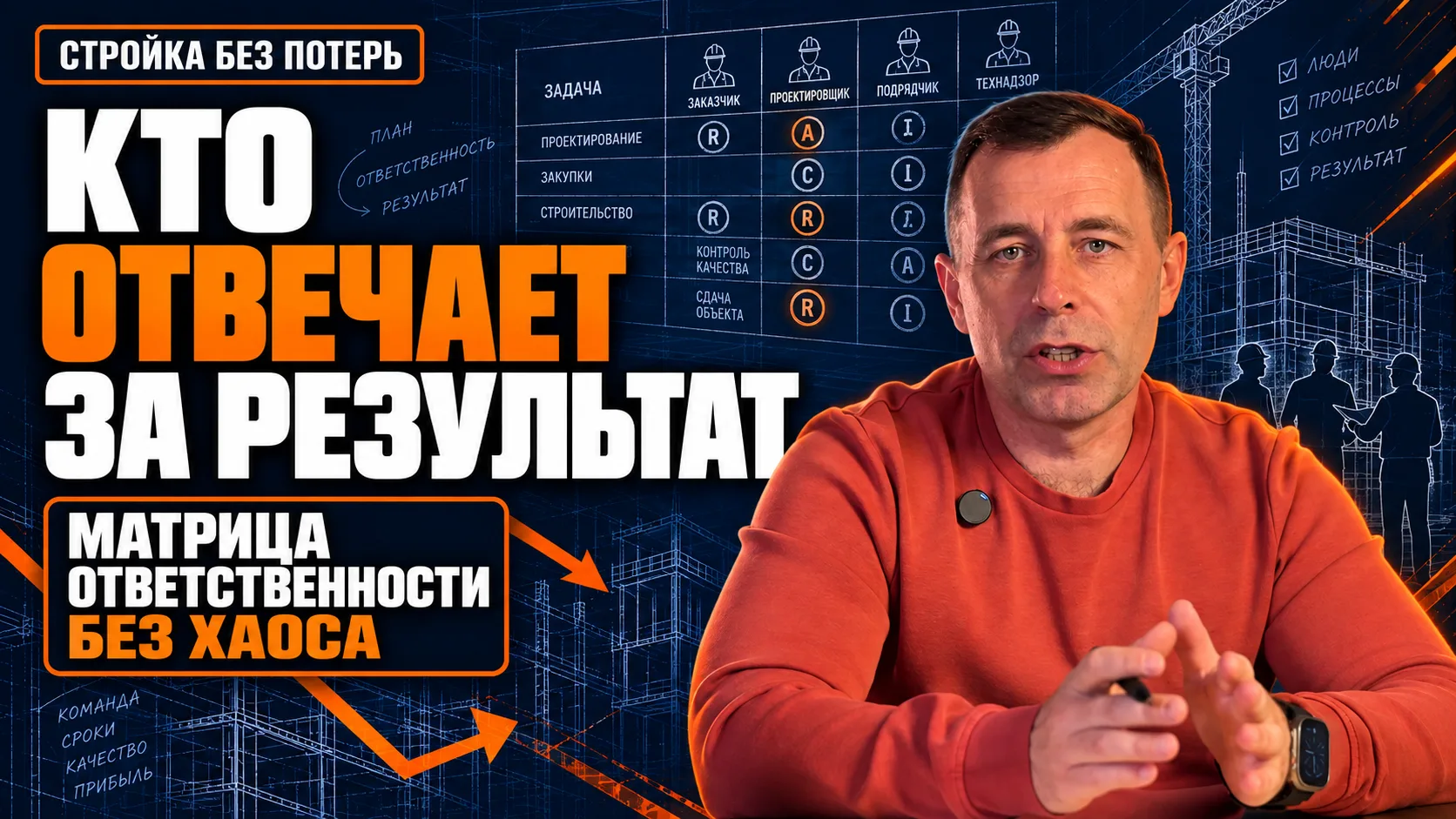 Обложка видео «Матрица ответственности в строительстве: от заказчика до бригадира»