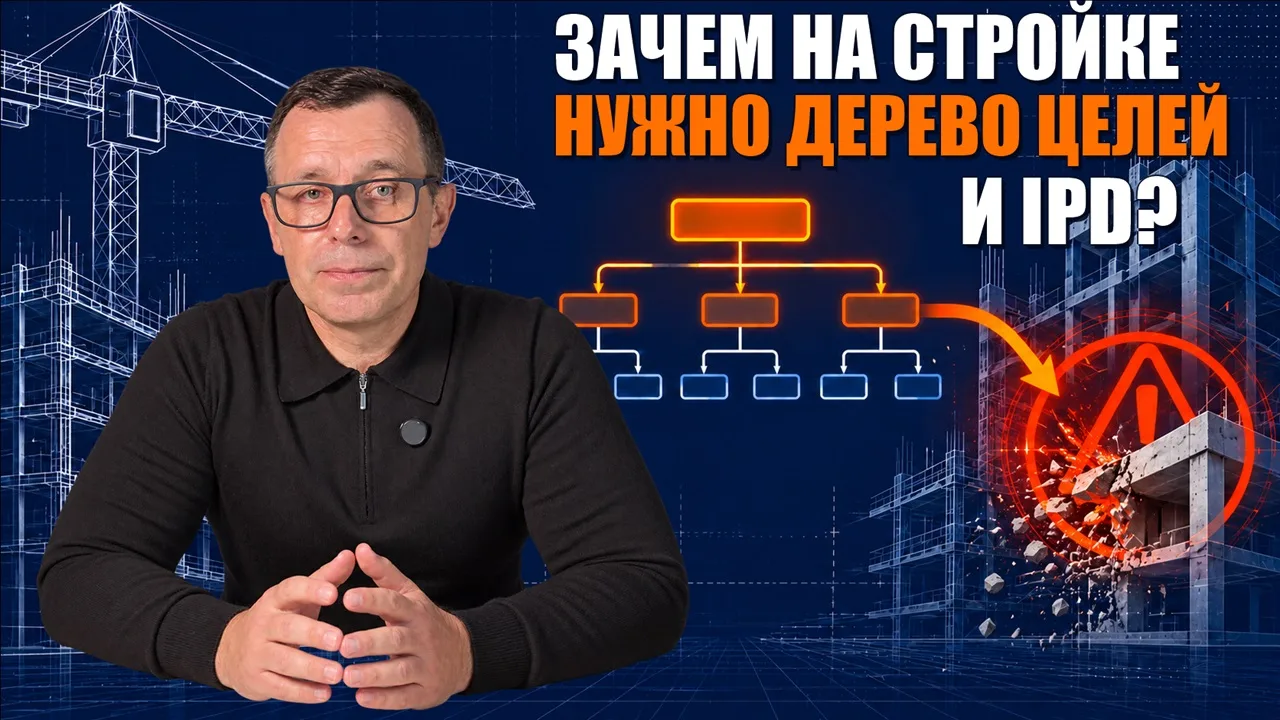 Обложка видео «Дерево целей и IPD: как избежать переделок на стройке»