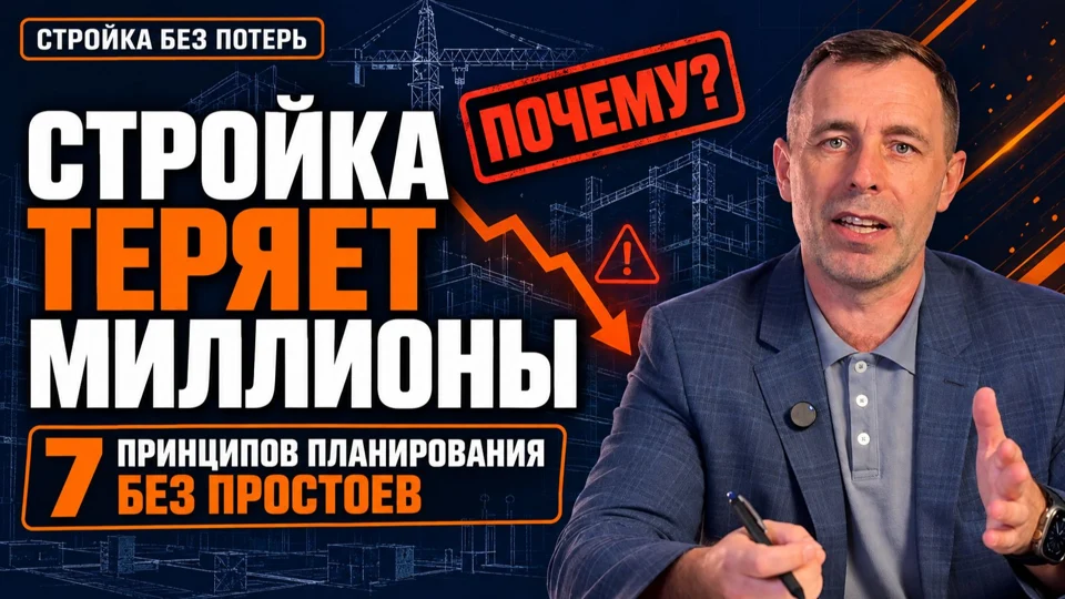 Обложка видео «Как не терять деньги на стройке: 7 проверок перед выходом бригады»